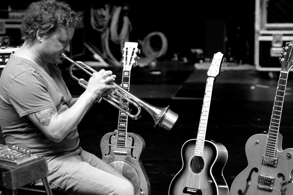 Jan van Bijnen op trompet